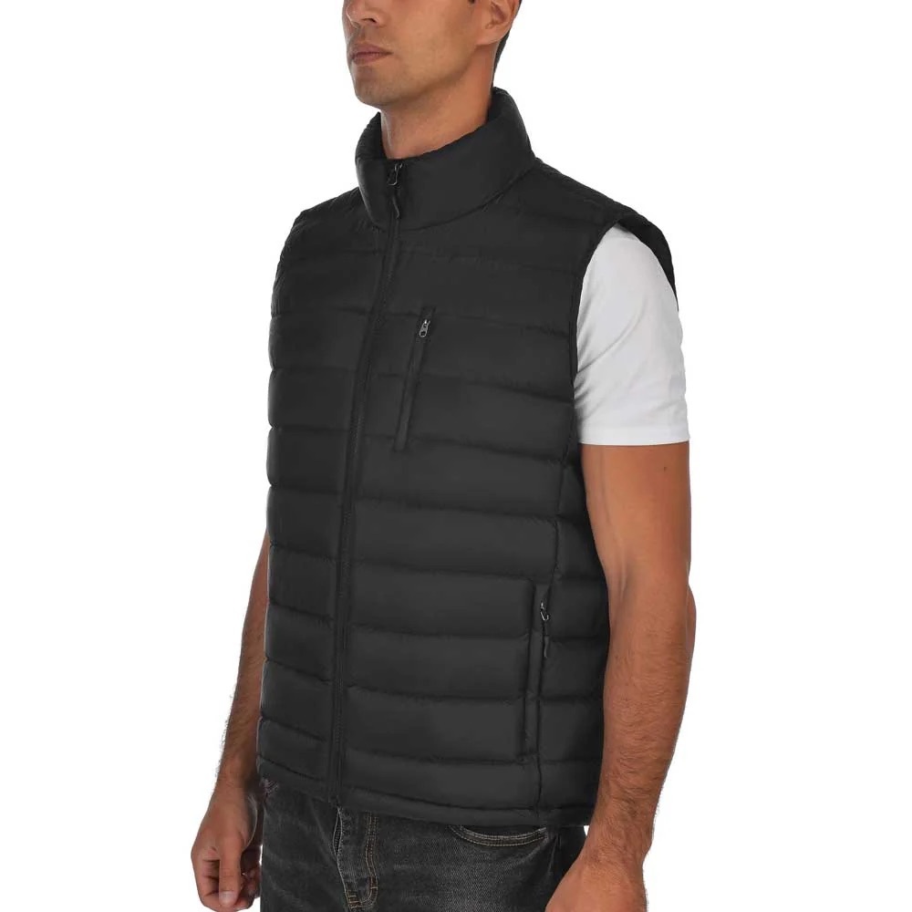 Men's Classic Black Quilted Vest